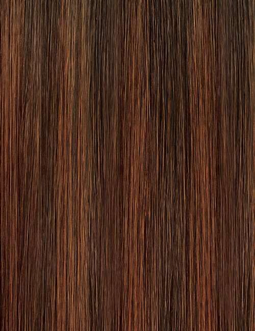 Outre Airtied 100% Fully Hand-Tied Wig - Human Hair Blend - Natural Wave 20" (CHOCOLATE SWIRL) - Image 8