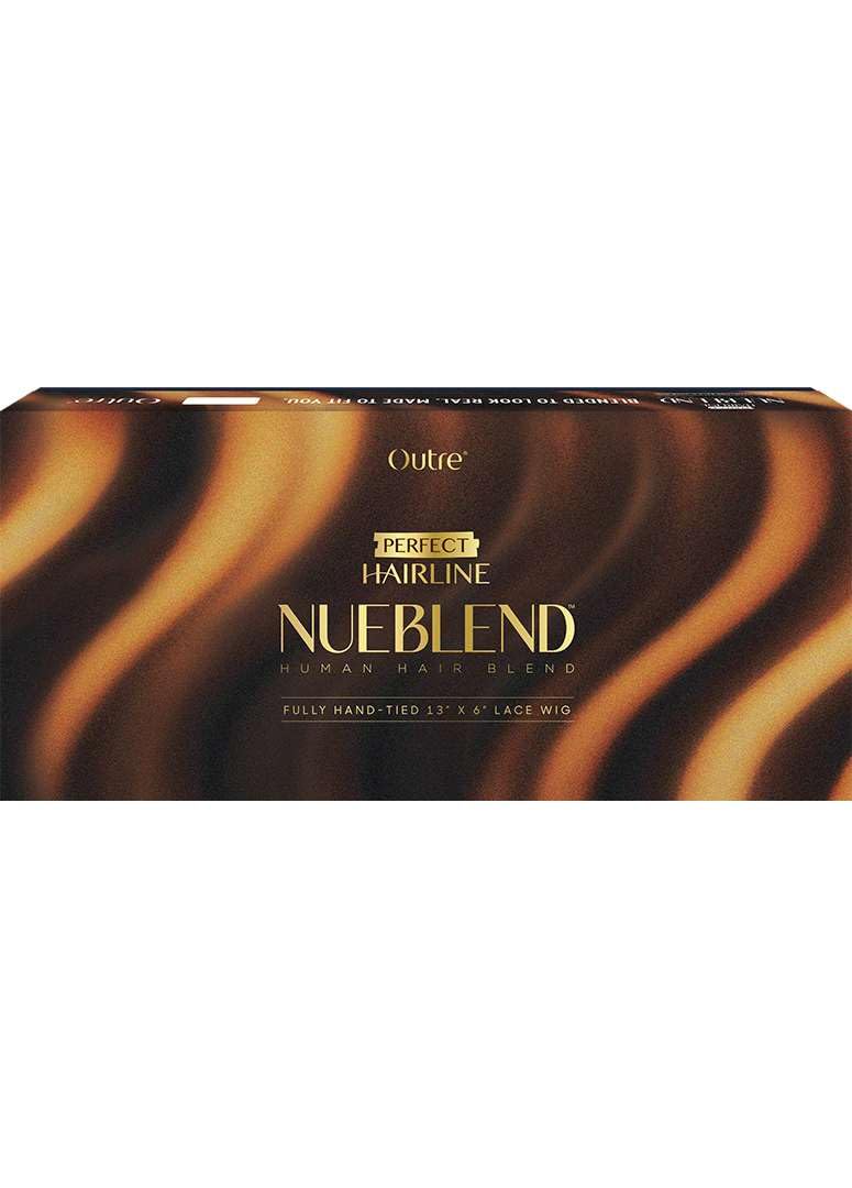Outre Lace Front Wig - Perfect Hair Line 13X6 - NUEBLEND - Human Hair Blend - Straight 26" (AUBURN) - Image 8