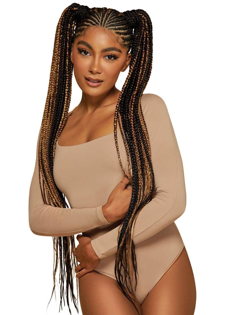 Outre X-Pression Braid Pre Stretched Braid 42" 3X (2 Pack, 2T1B/130S) - Image 5